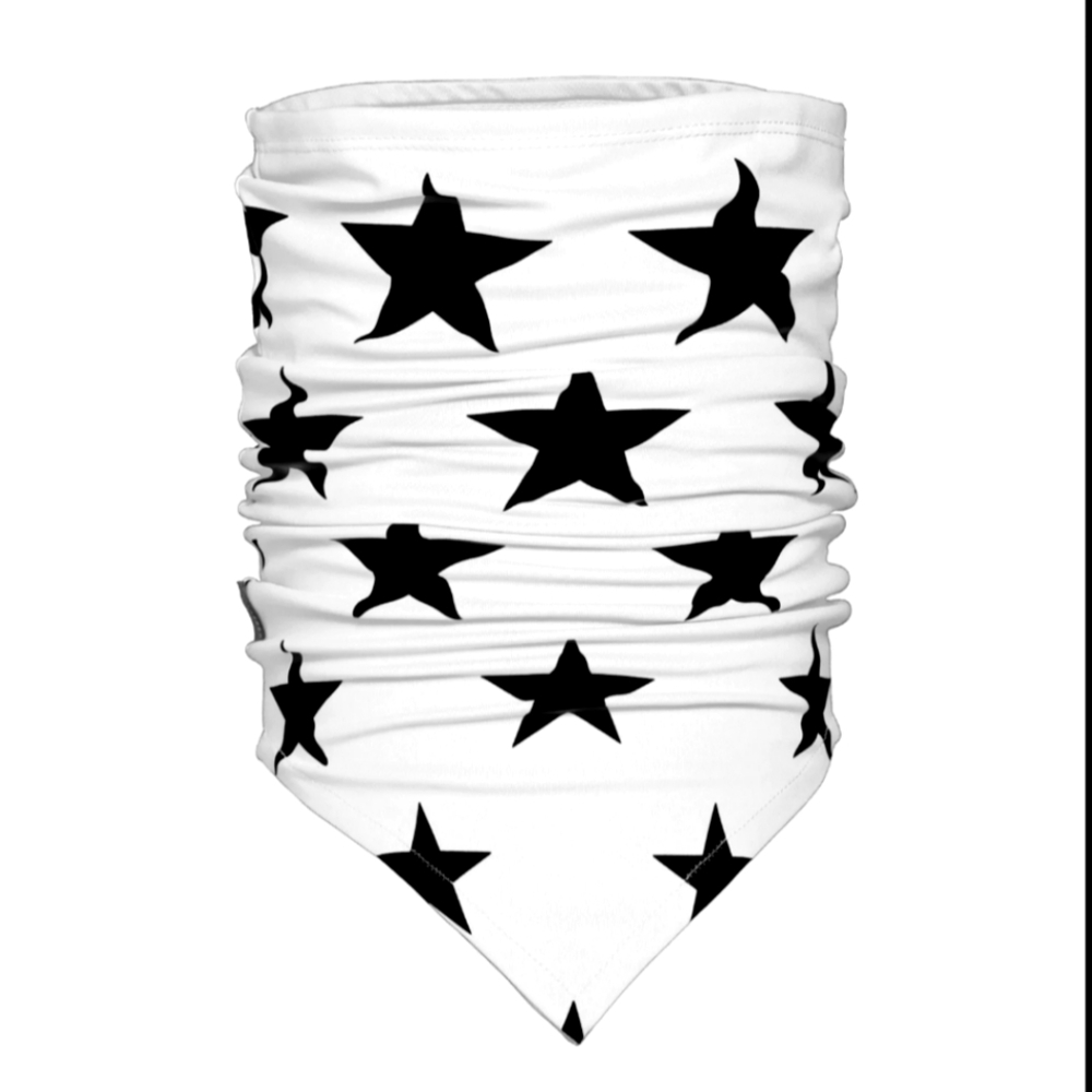 Goldbergh Giulietta Star Neckwarmer Gaitor Goldbergh Stars Neck Warmer White